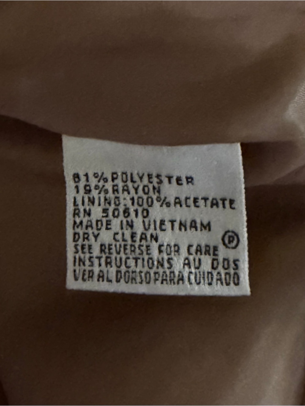 Le Suit Womens 2 Piece Pant Suit Sz 12 Brn Tweed Blazer WideLeg VTG Career Power - Picture 10 of 12